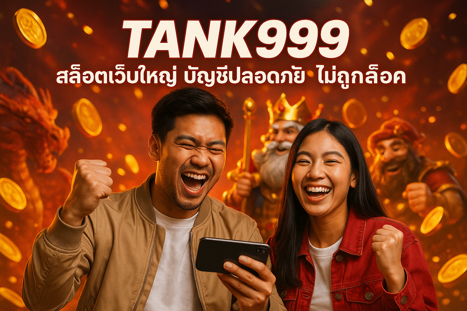TANK999 สล็อตเว็บใหญ่ บัญชีปลอดภัย ไม่ถูกล็อค