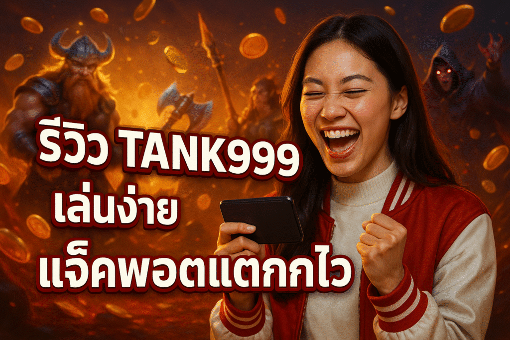 รีวิว TANK999 เล่นง่าย แจ็คพอตแตกไว