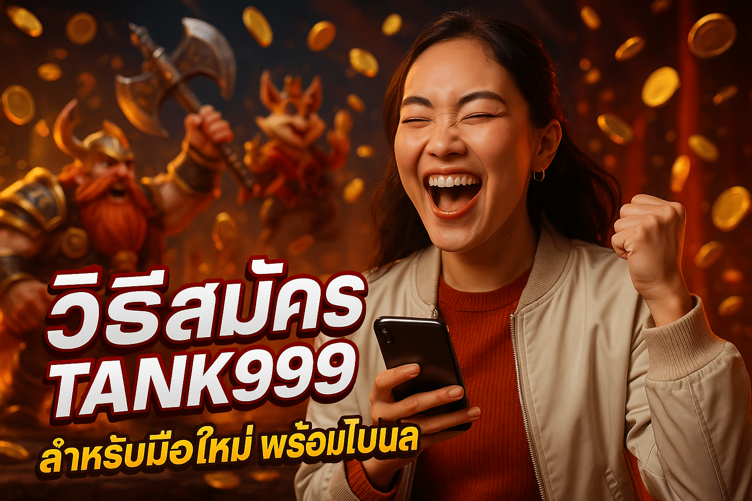 วิธีสมัคร TANK999 สำหรับมือใหม่ พร้อมโบนัส