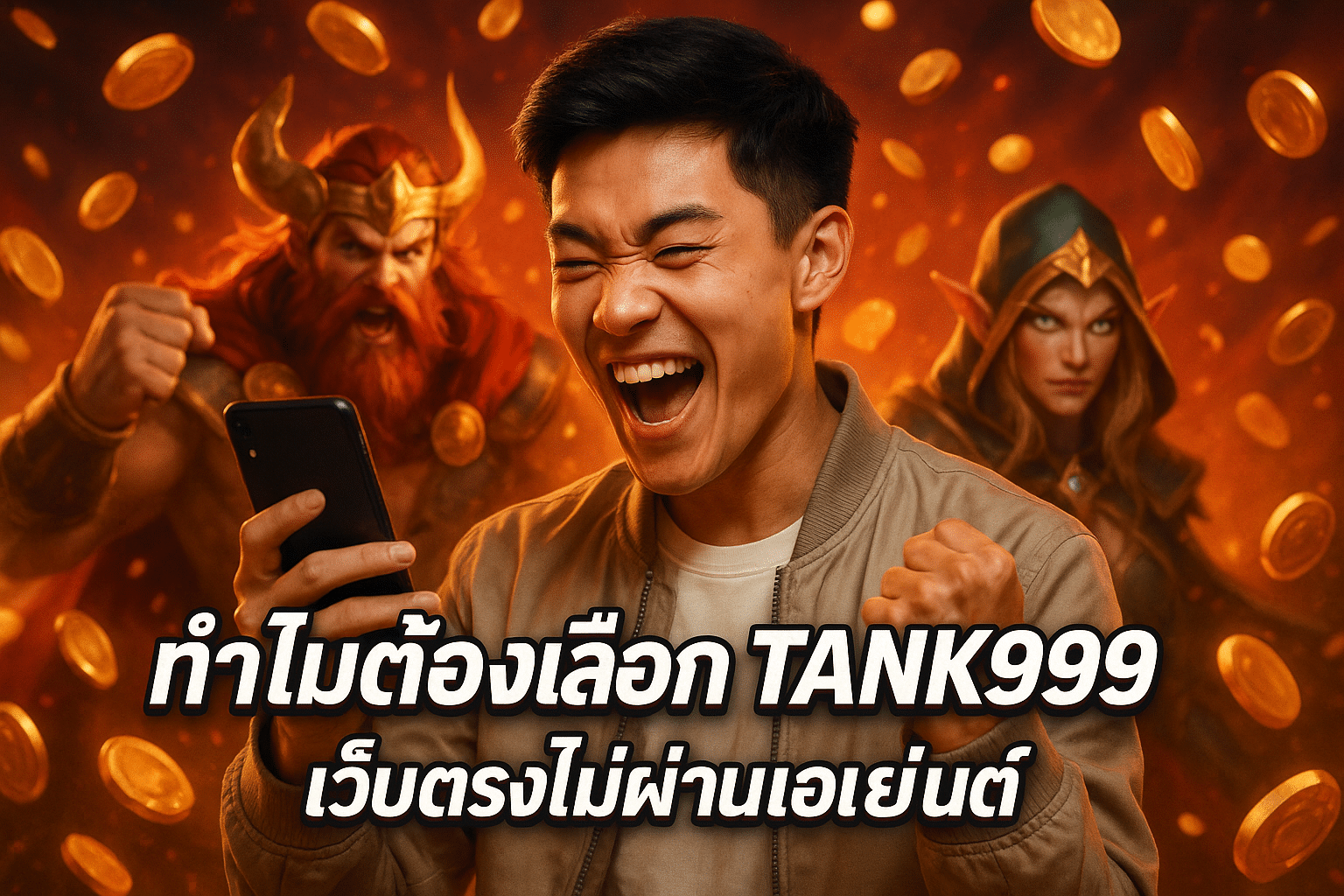 ทำไมต้องเลือก TANK999 เว็บตรงไม่ผ่านเอเย่นต์