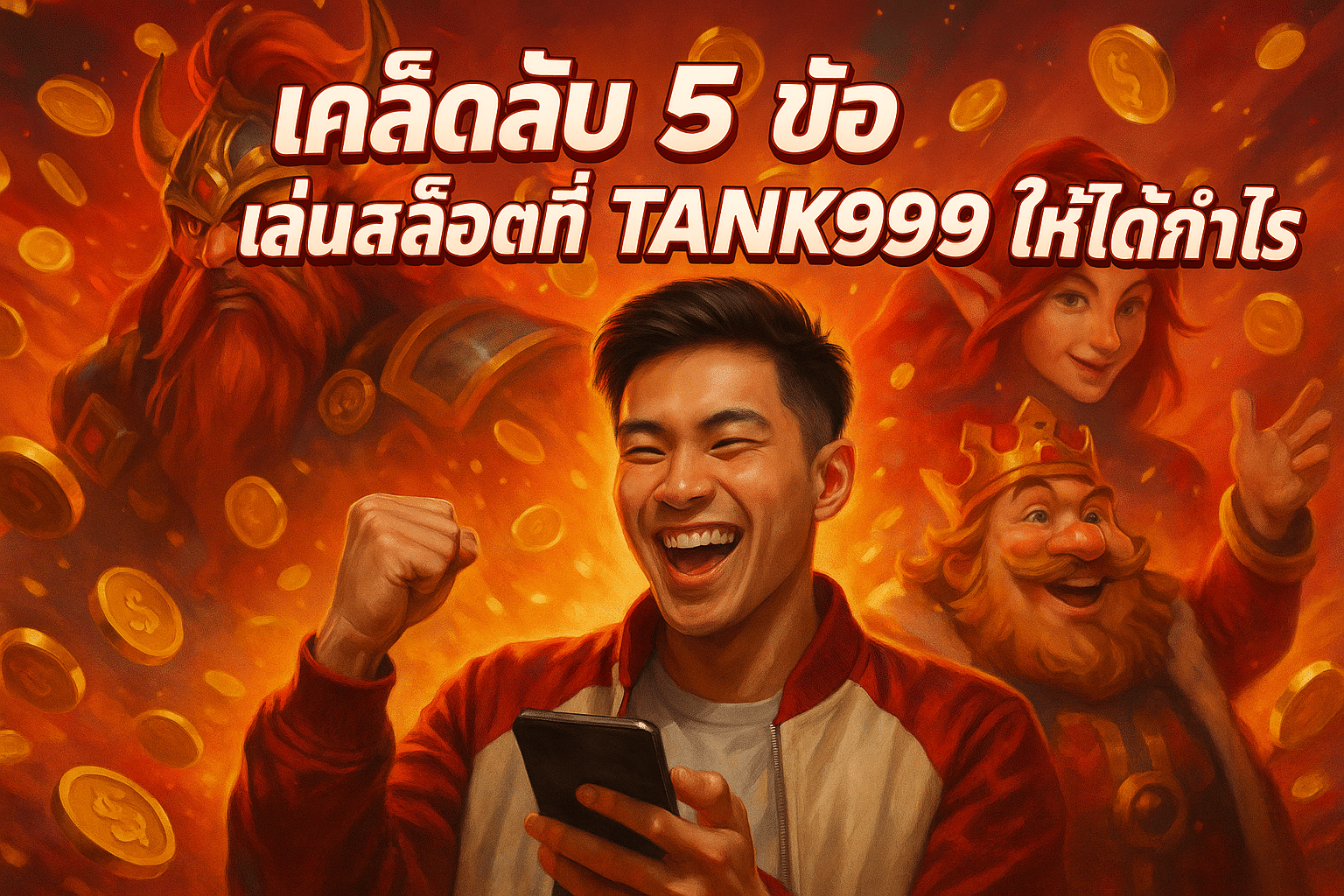 เคล็ดลับ 5 ข้อ เล่นสล็อตที่ TANK999 ให้ได้กำไร