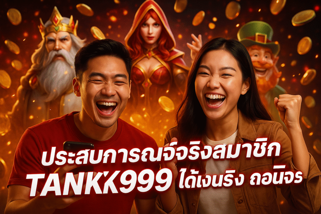 ประสบการณ์จริงสมาชิก TANK999 ได้เงินจริง ถอนจริง