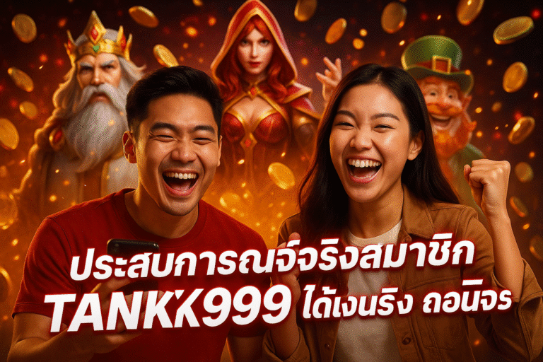 ประสบการณ์จริงสมาชิก TANK999 ได้เงินจริง ถอนจริง
